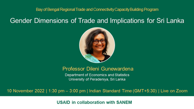 Sri Lanka_Gender Dimensions of Trade and Implications