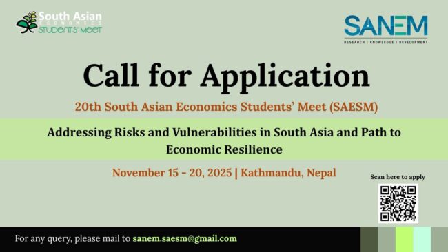 SAESM Call for Application – 2