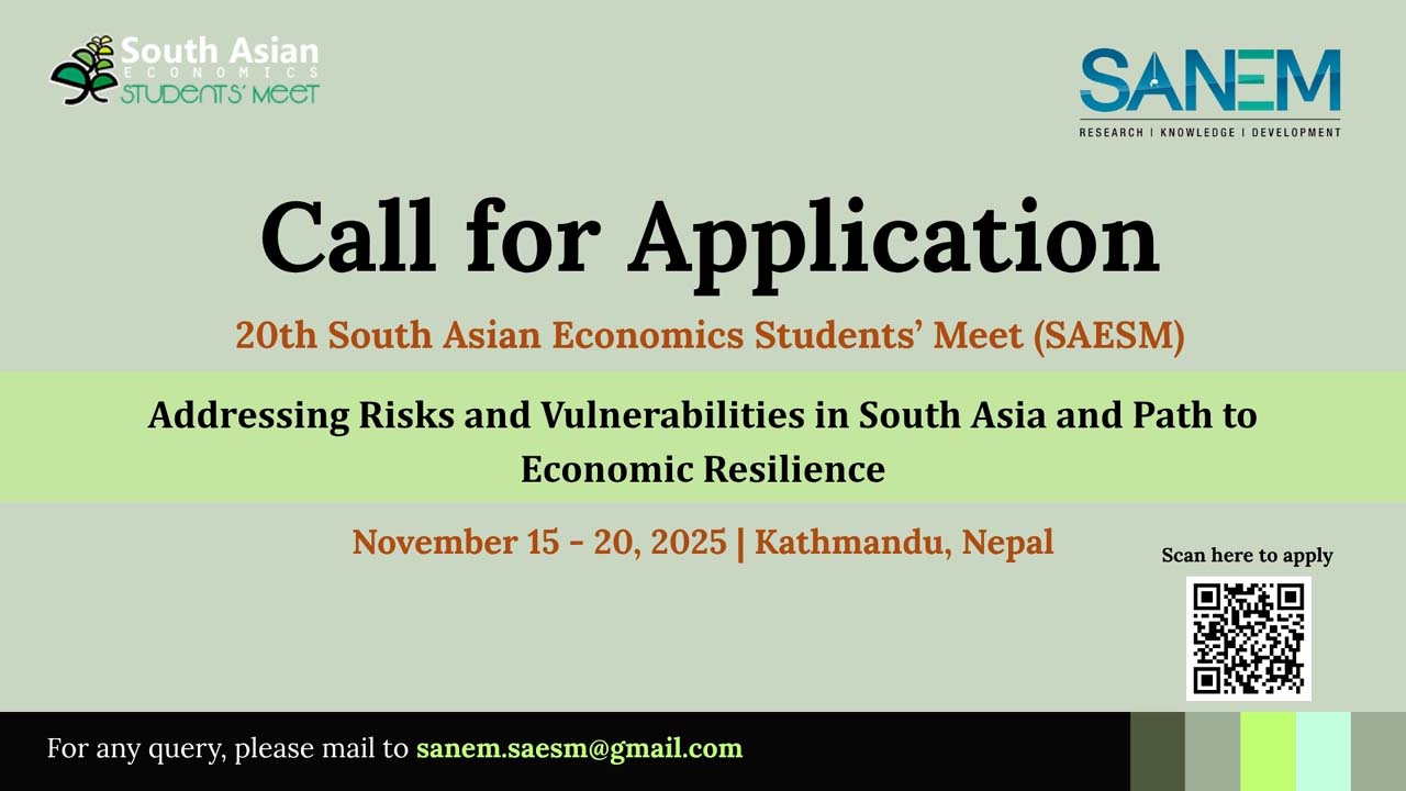 SAESM Call for Application - 2